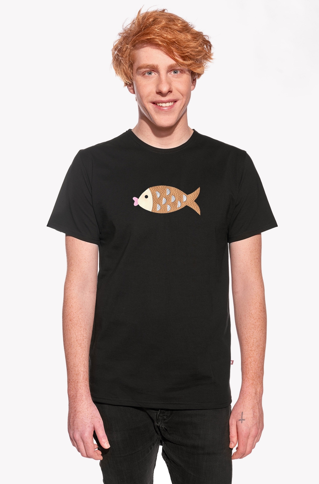 Shirt with fish