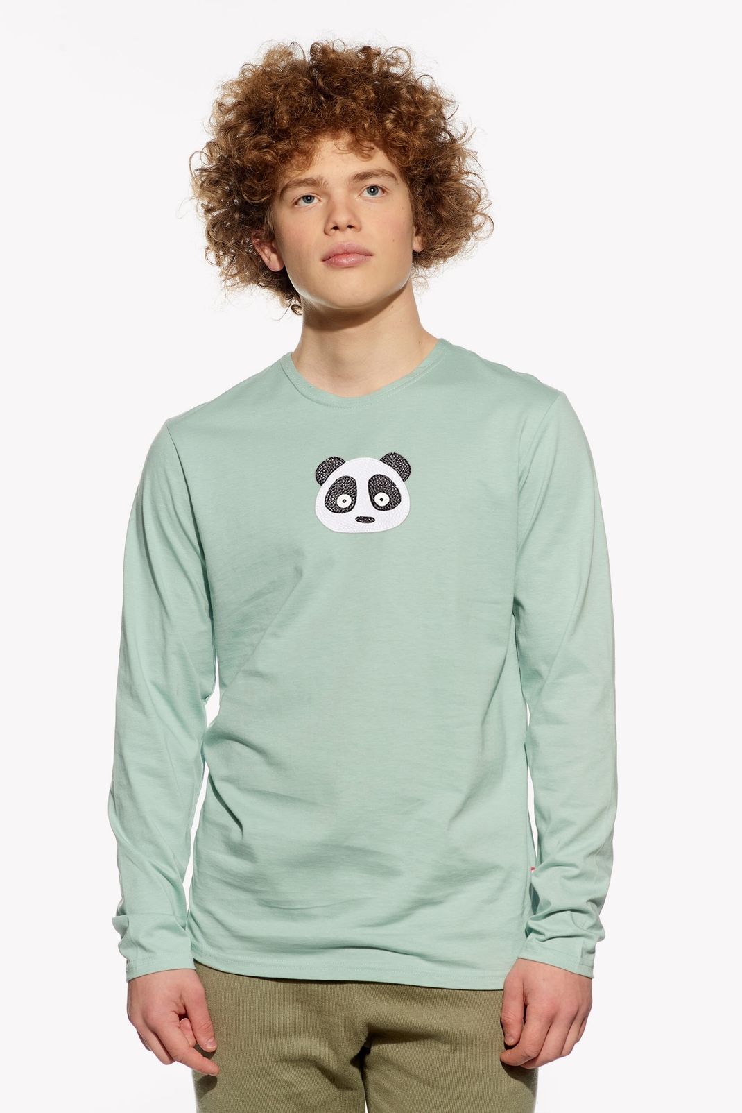 Shirt with panda bear