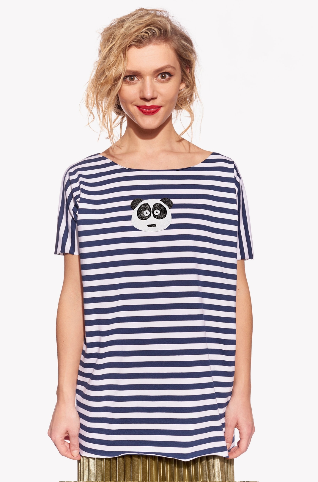 Shirt with panda bear