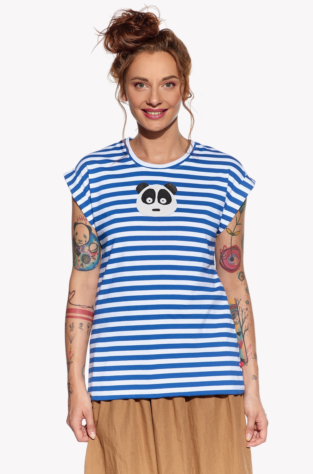 Shirt with panda bear