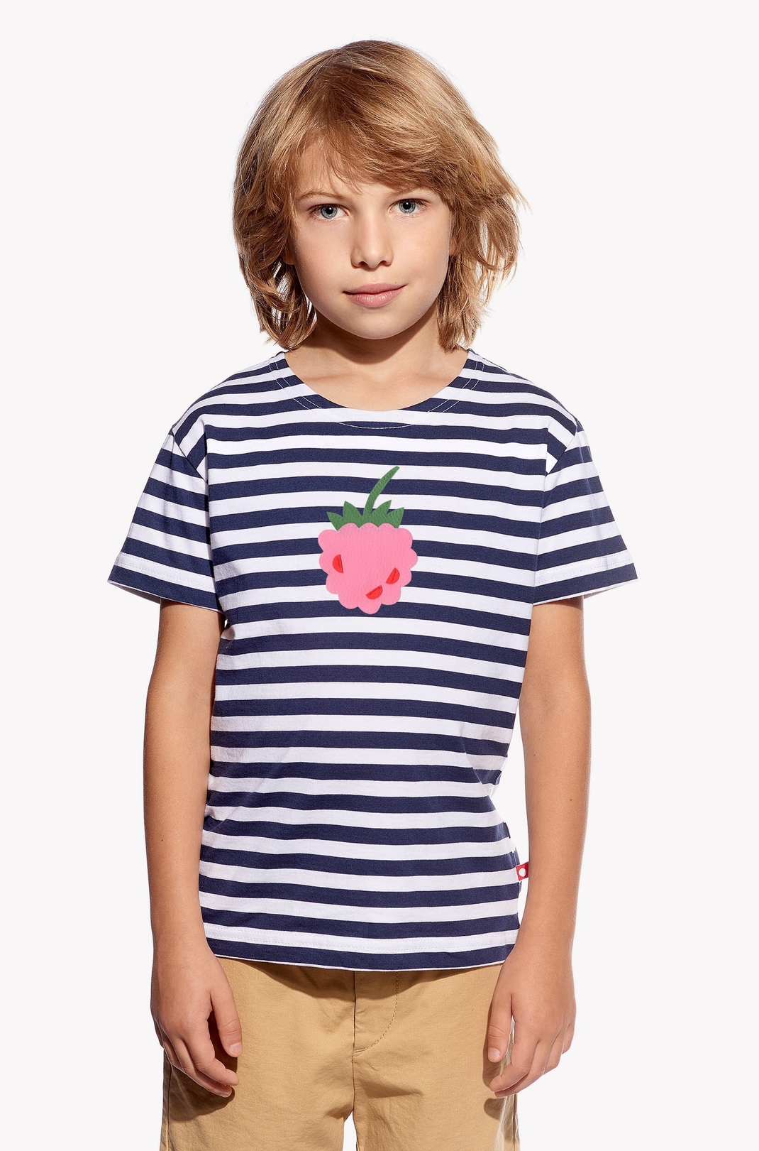 Shirt with raspberry