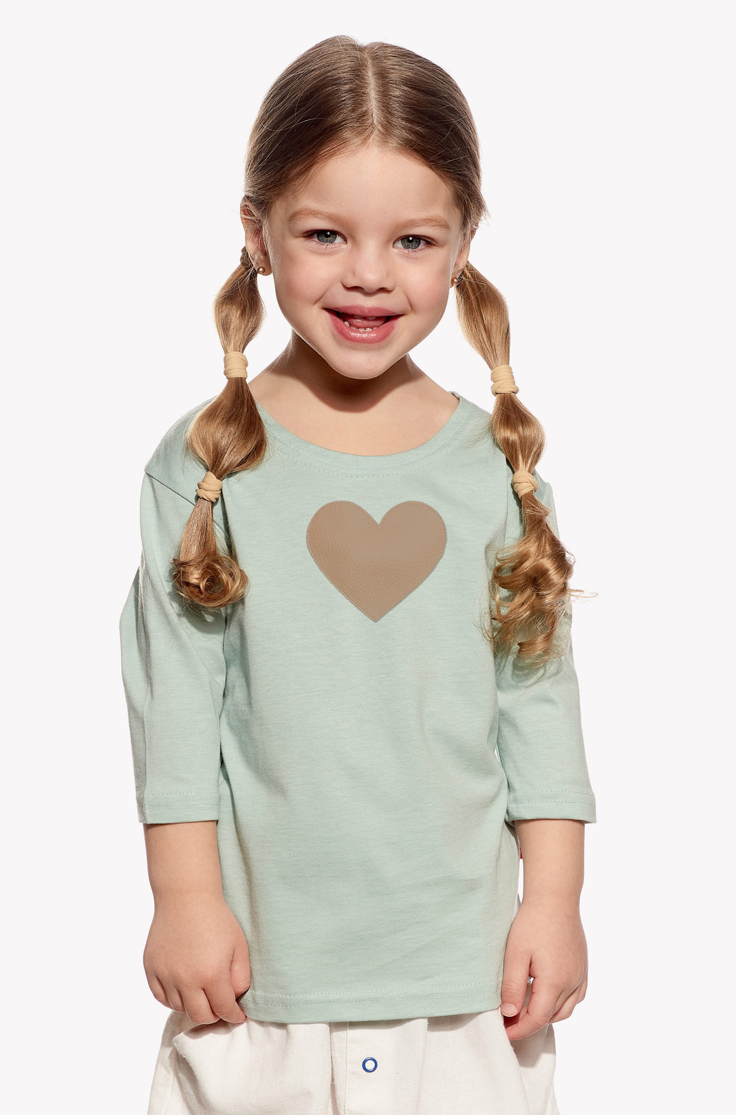 Tričko so srdiečkom