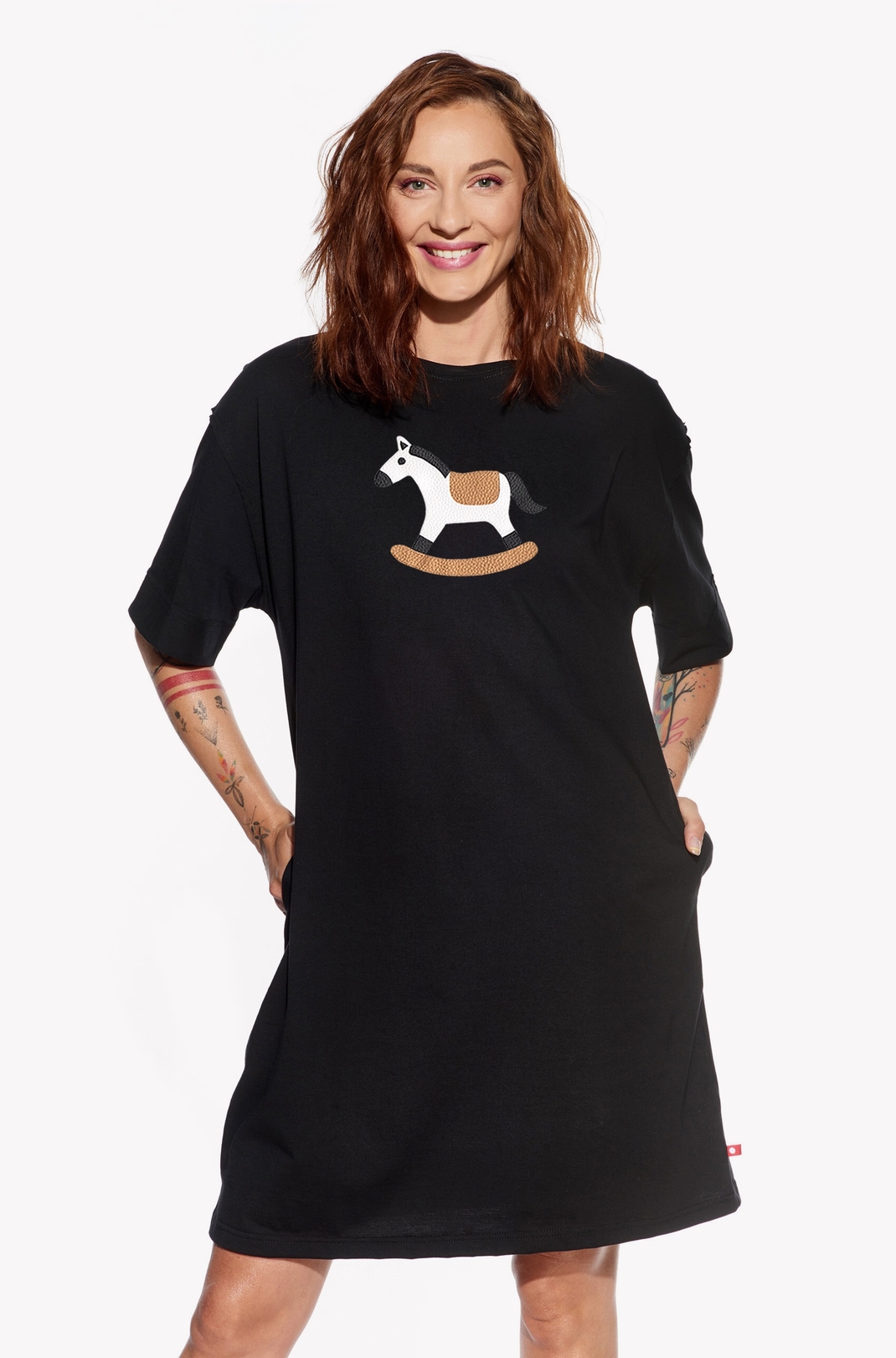 Dresses with rocking horse