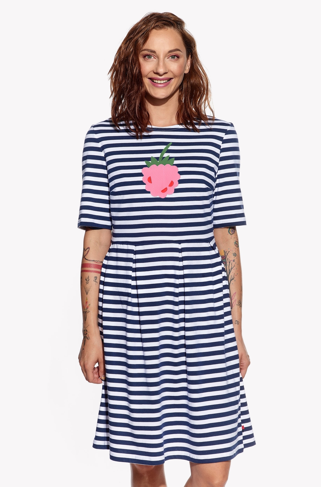 Dresses with raspberry