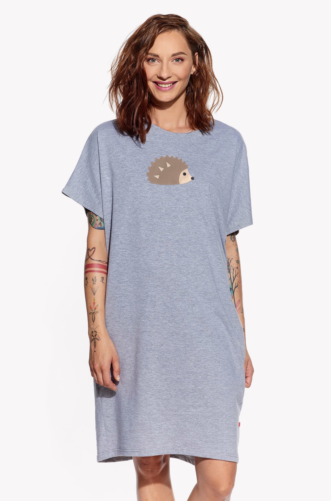 Dresses with hedgehog