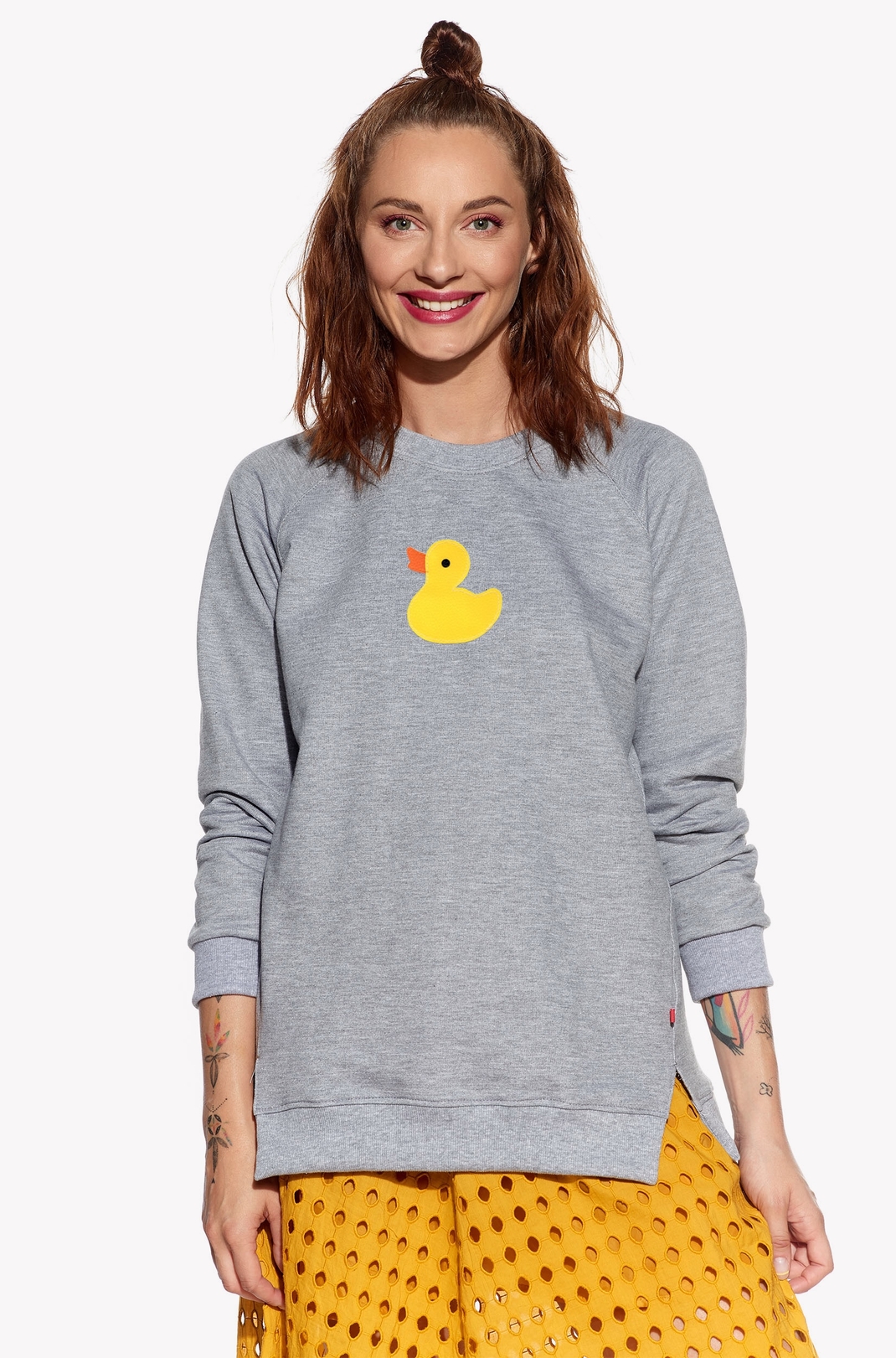 Hoodie with duck