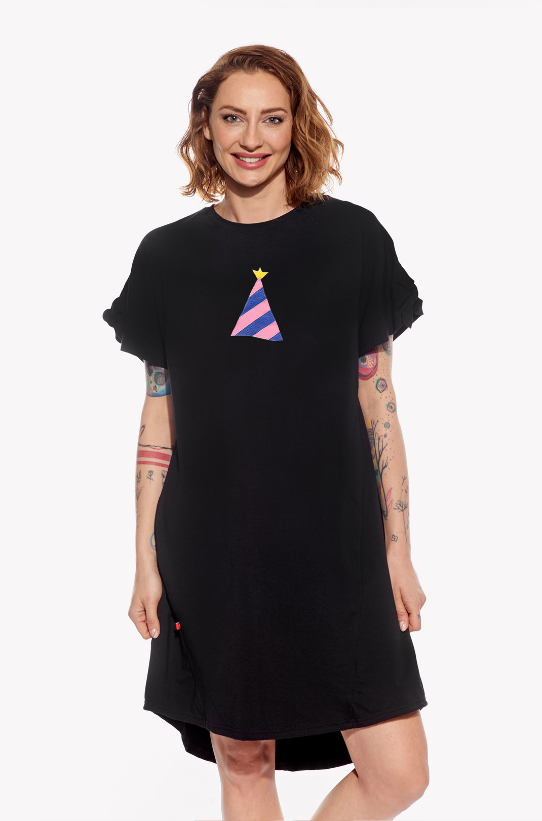 Dresses with party hat