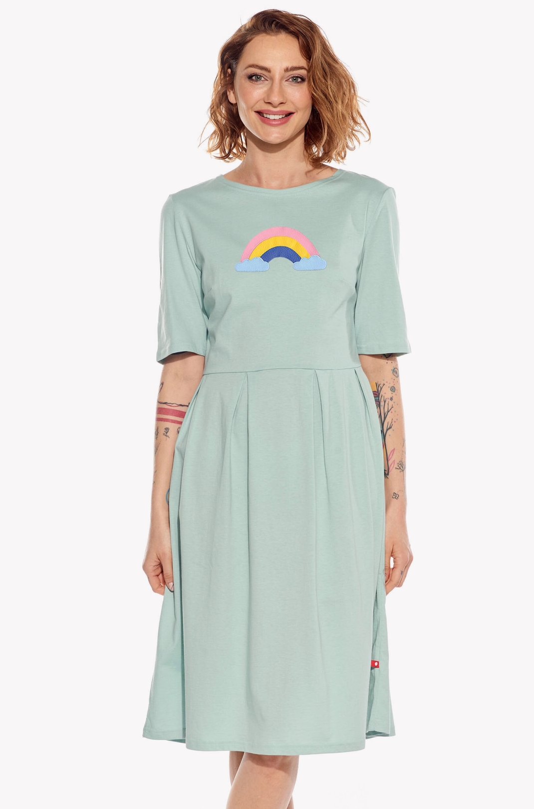 Dresses with a rainbow