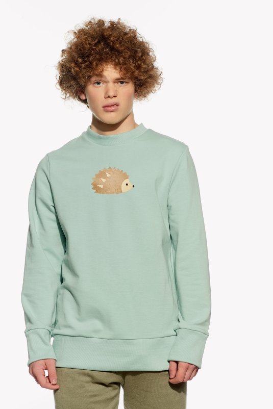Hoodie with hedgehog