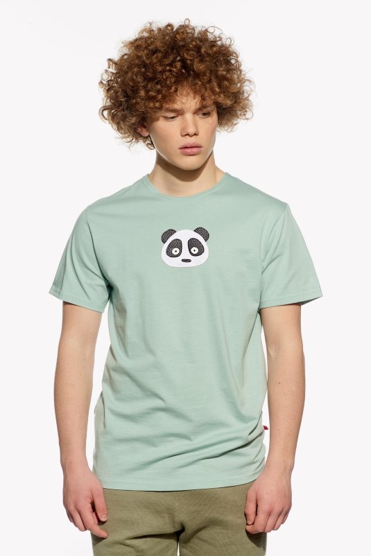Shirt with panda bear