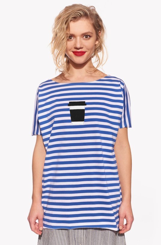 Shirt with coffee