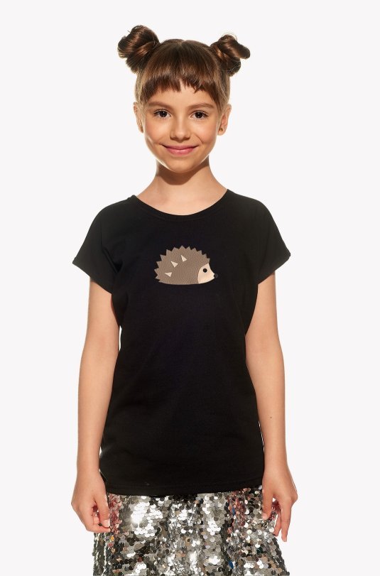 Shirt with hedgehog