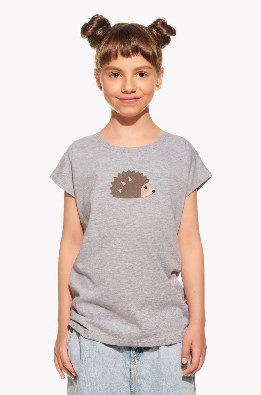 Shirt with hedgehog