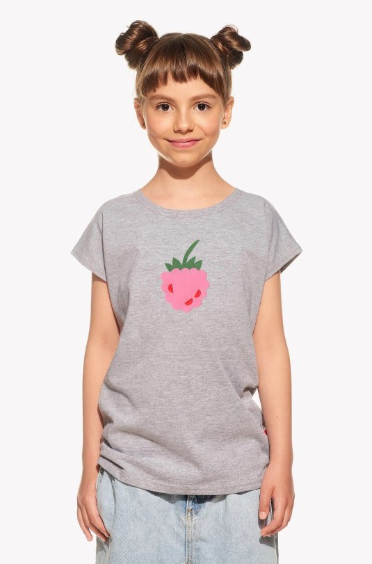 Shirt with raspberry