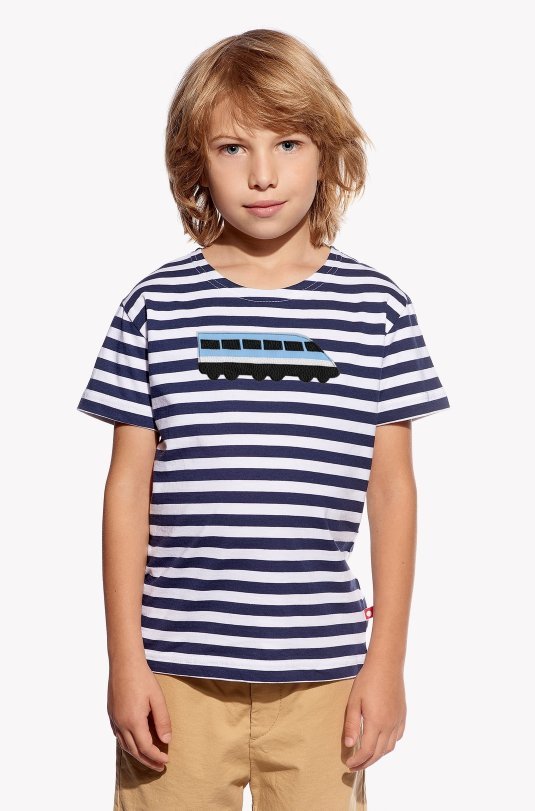 Shirt with train