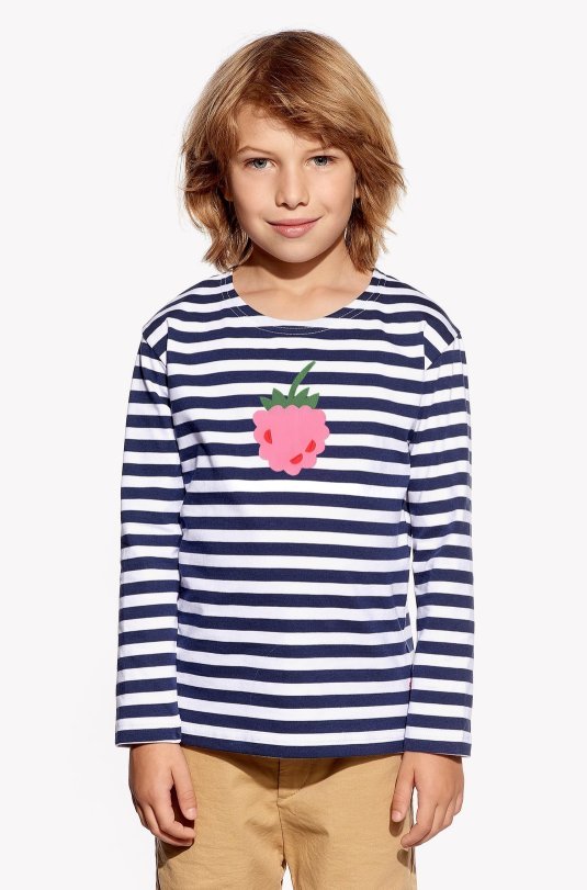 Shirt with raspberry