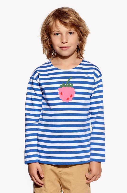 Shirt with raspberry
