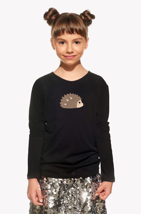 Shirt with hedgehog