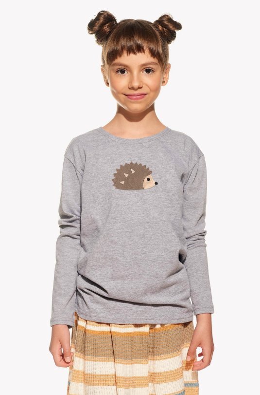 Shirt with hedgehog