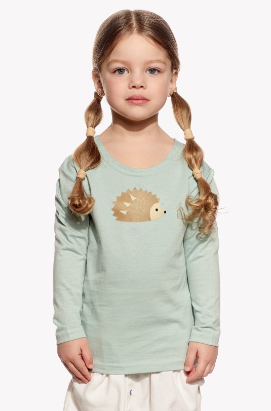 Shirt with hedgehog
