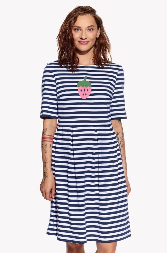 Dresses with strawberry