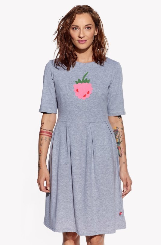 Dresses with raspberry