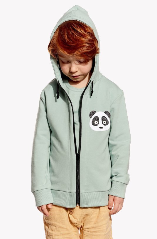 Hoodie with panda bear
