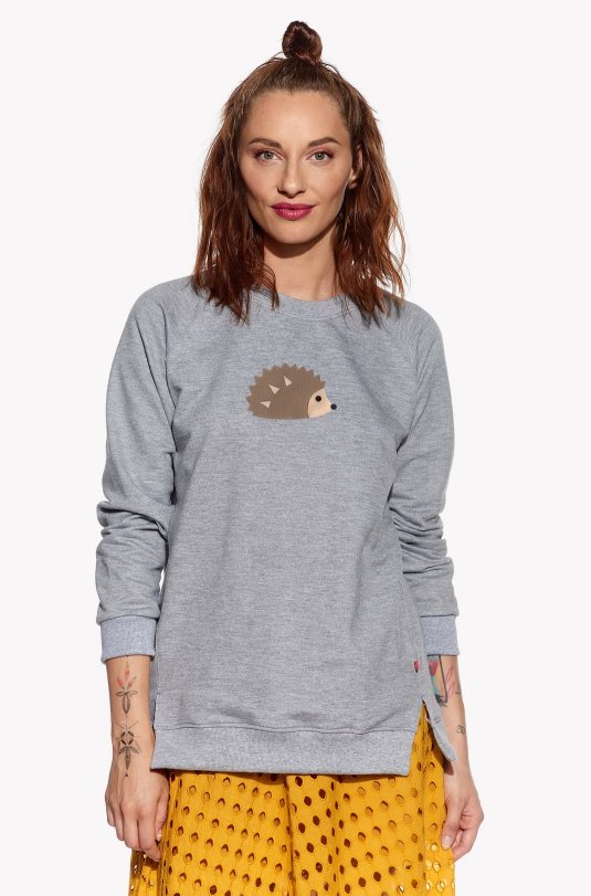 Hoodie with hedgehog