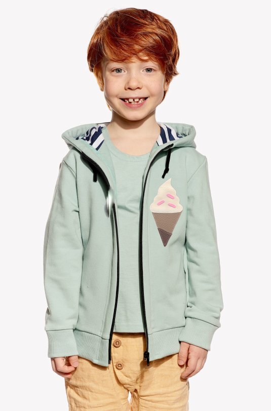 Mikina so zmrzlinou