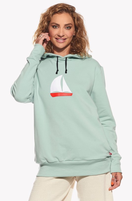 Sweatshirt Segelboot