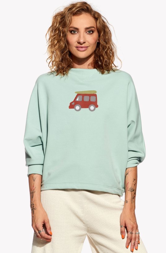Hoodie with caravan