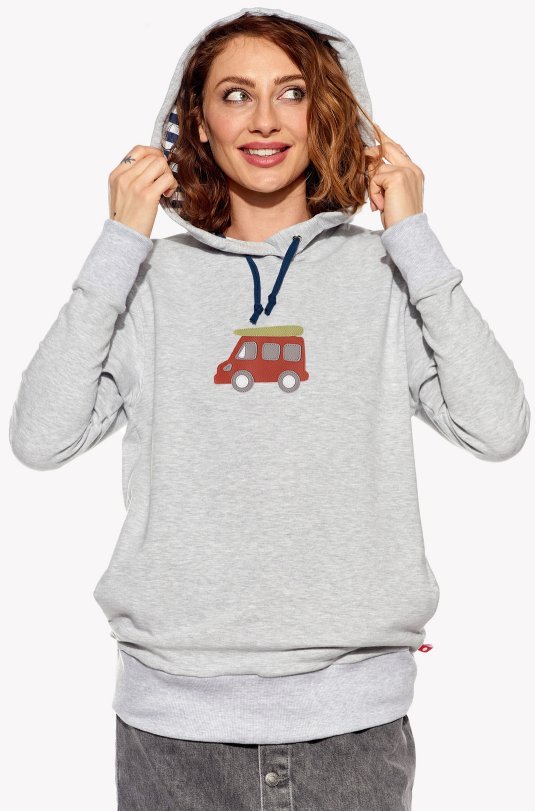 Hoodie with caravan