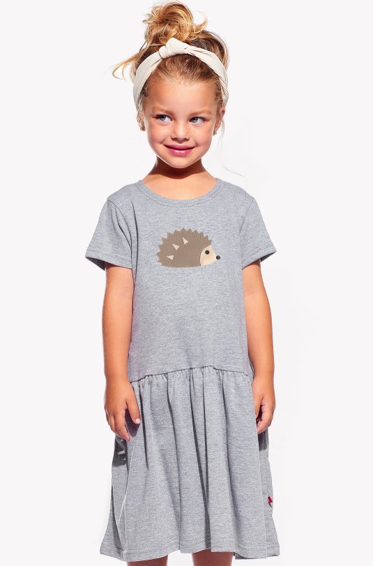 Dresses with hedgehog