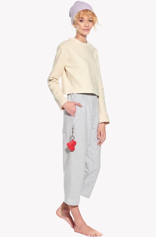 Sweatpants with heart