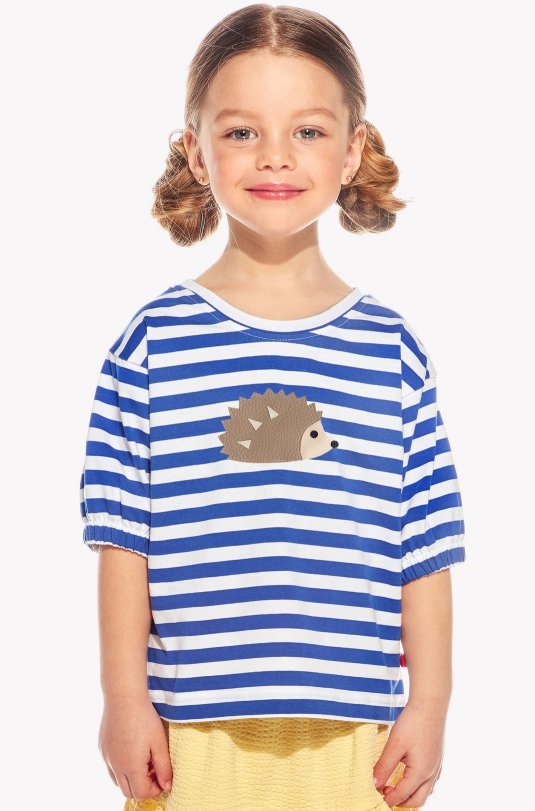 Shirt with hedgehog