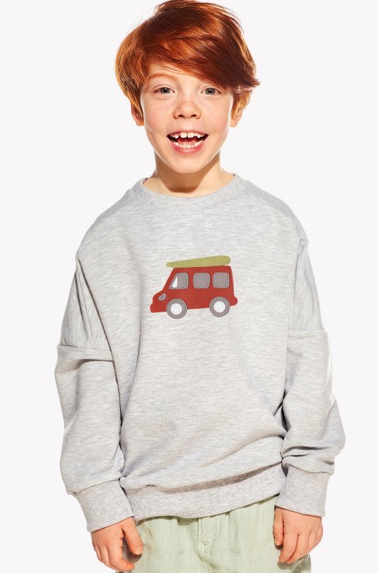 Hoodie with caravan