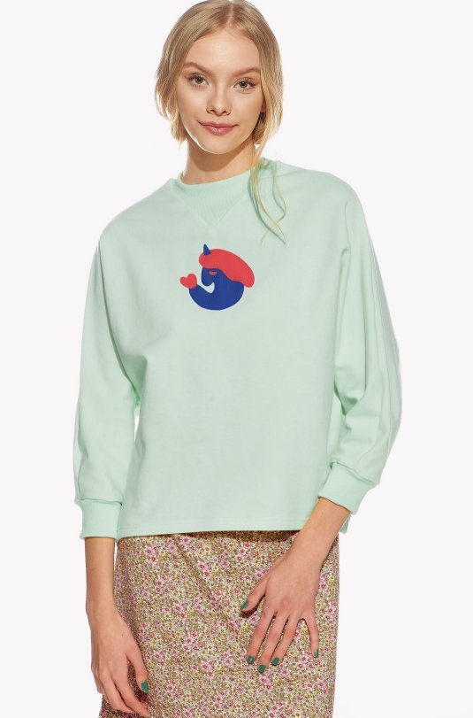 Hoodie a unicorn in love