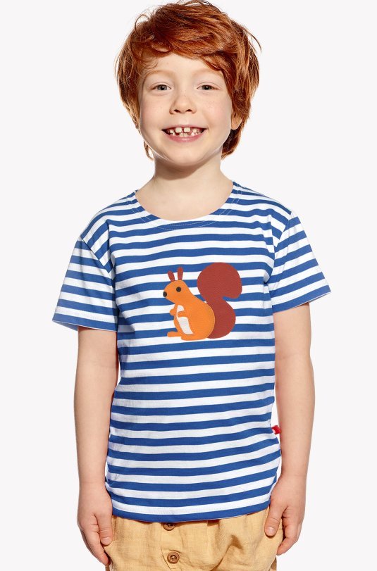 Shirt with squirrel