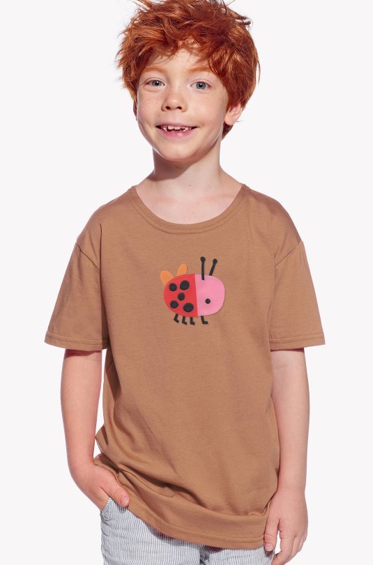 Shirt with a ladybug