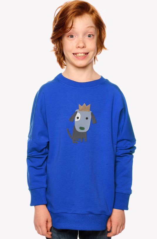 Kapucnis pulóver kutyával