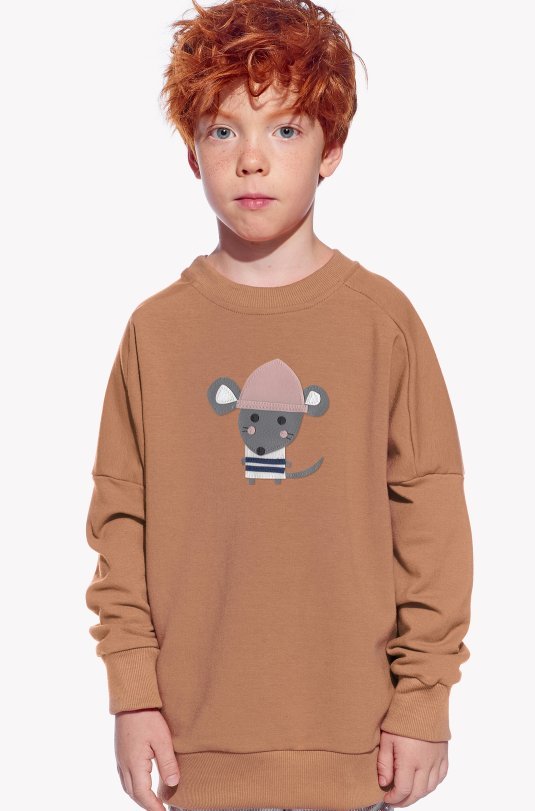 Sweatshirt mit einer Maus