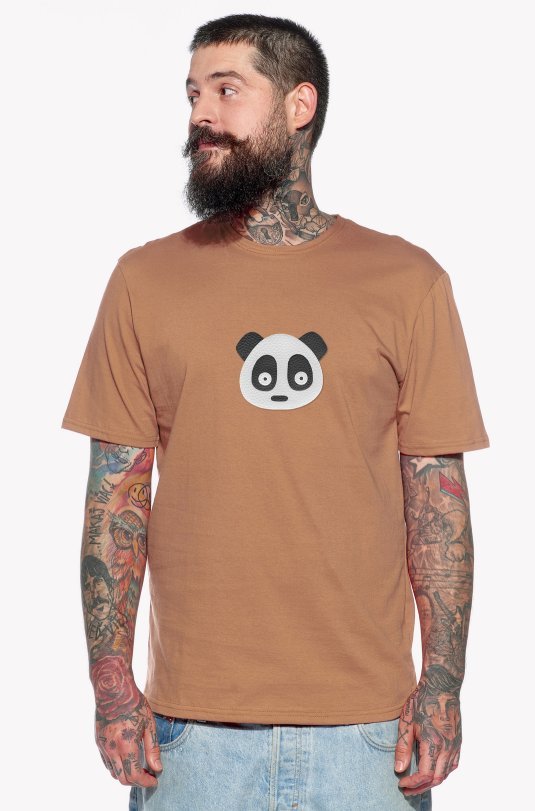 Shirt with panda bear