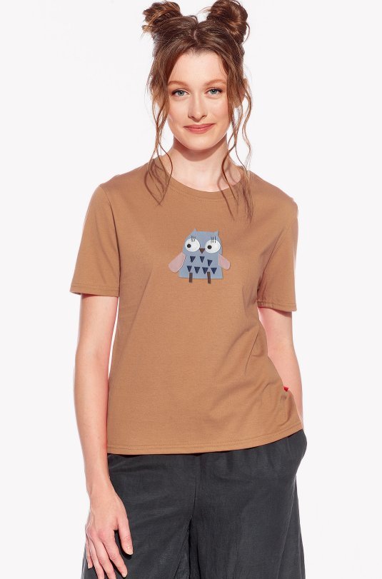 Shirt with owl