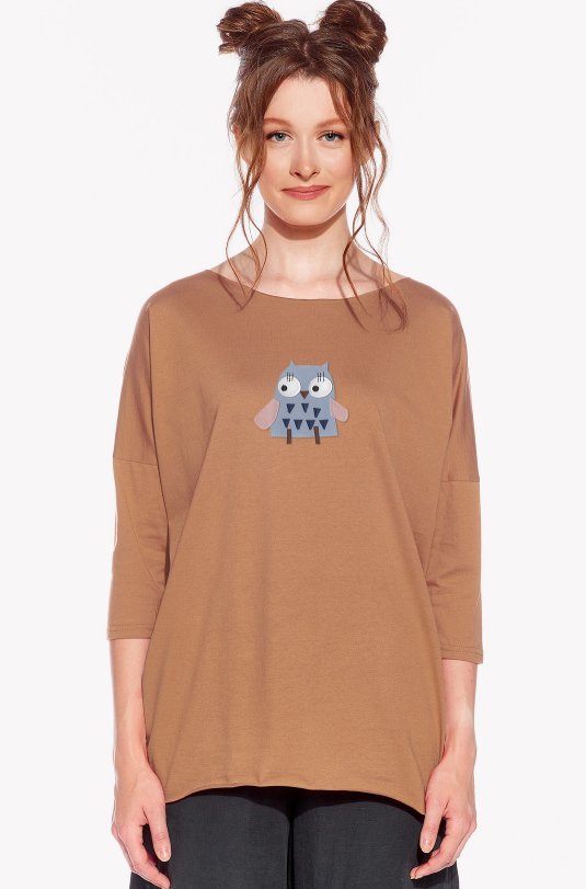 T-Shirt mit einer Eule