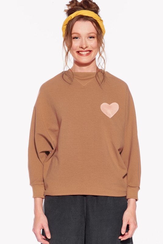 Mikina se srdíčkem