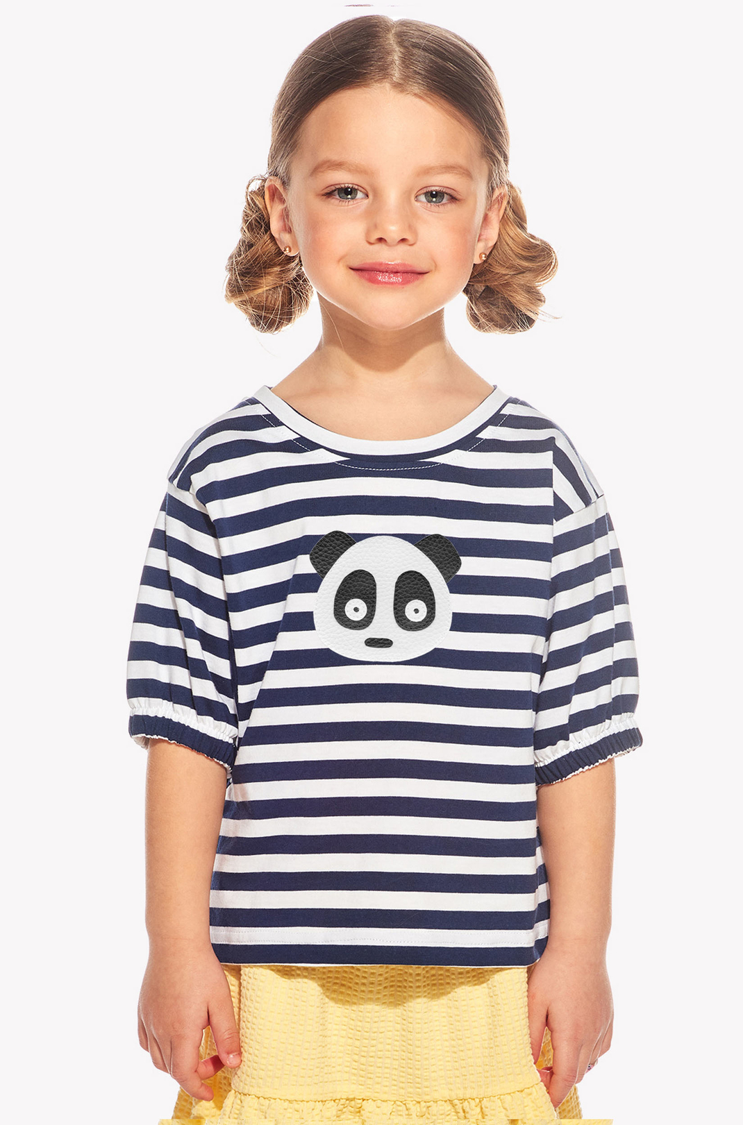 Shirt with panda bear