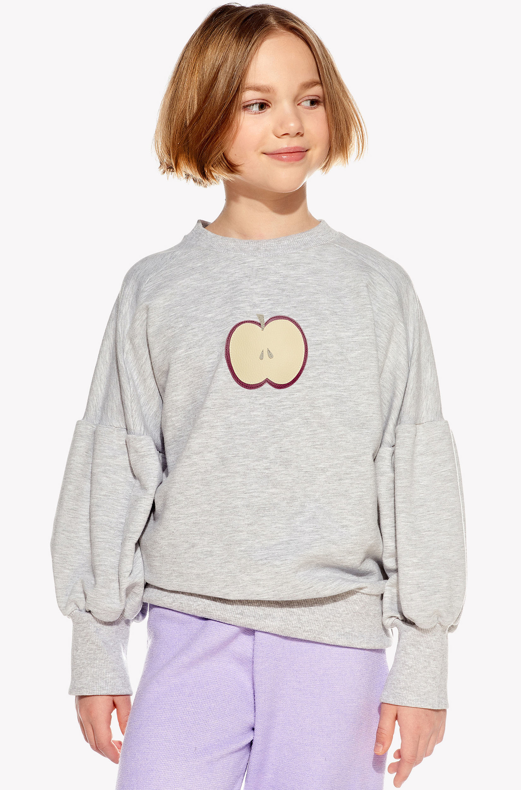 Hoodie with apple