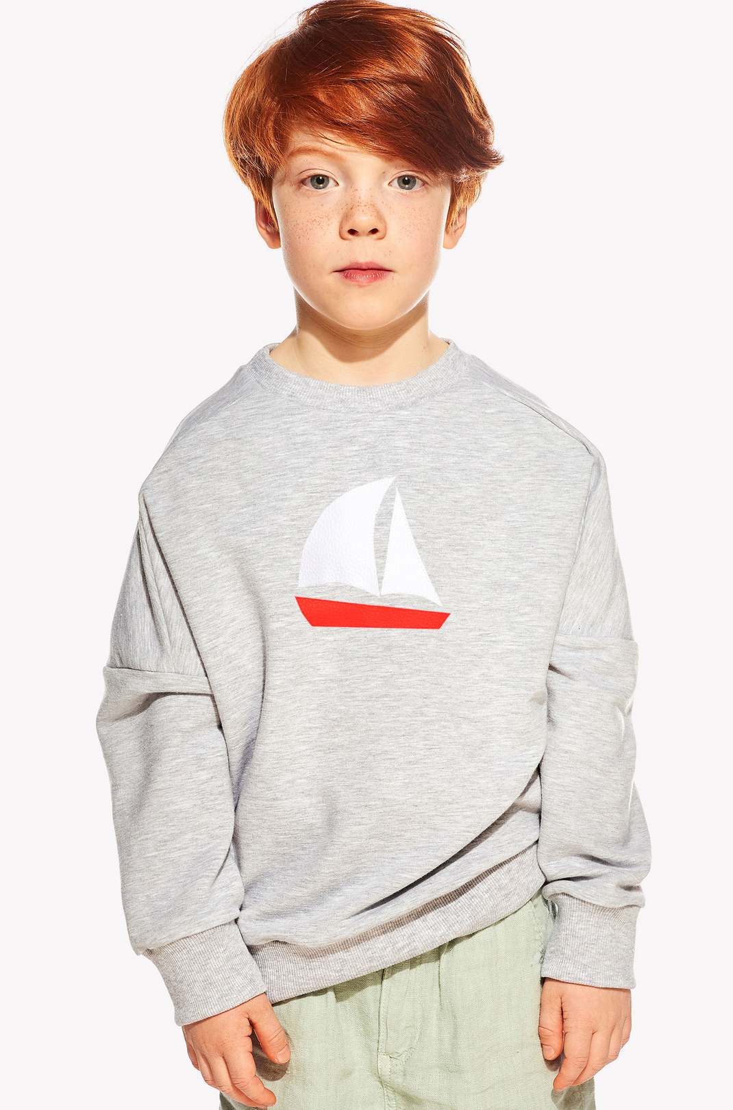 Sweatshirt Segelboot