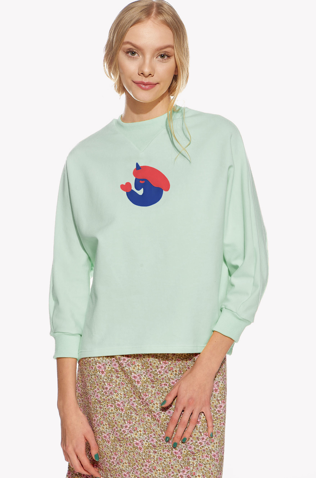 Mikina zamilovaný jednorožec