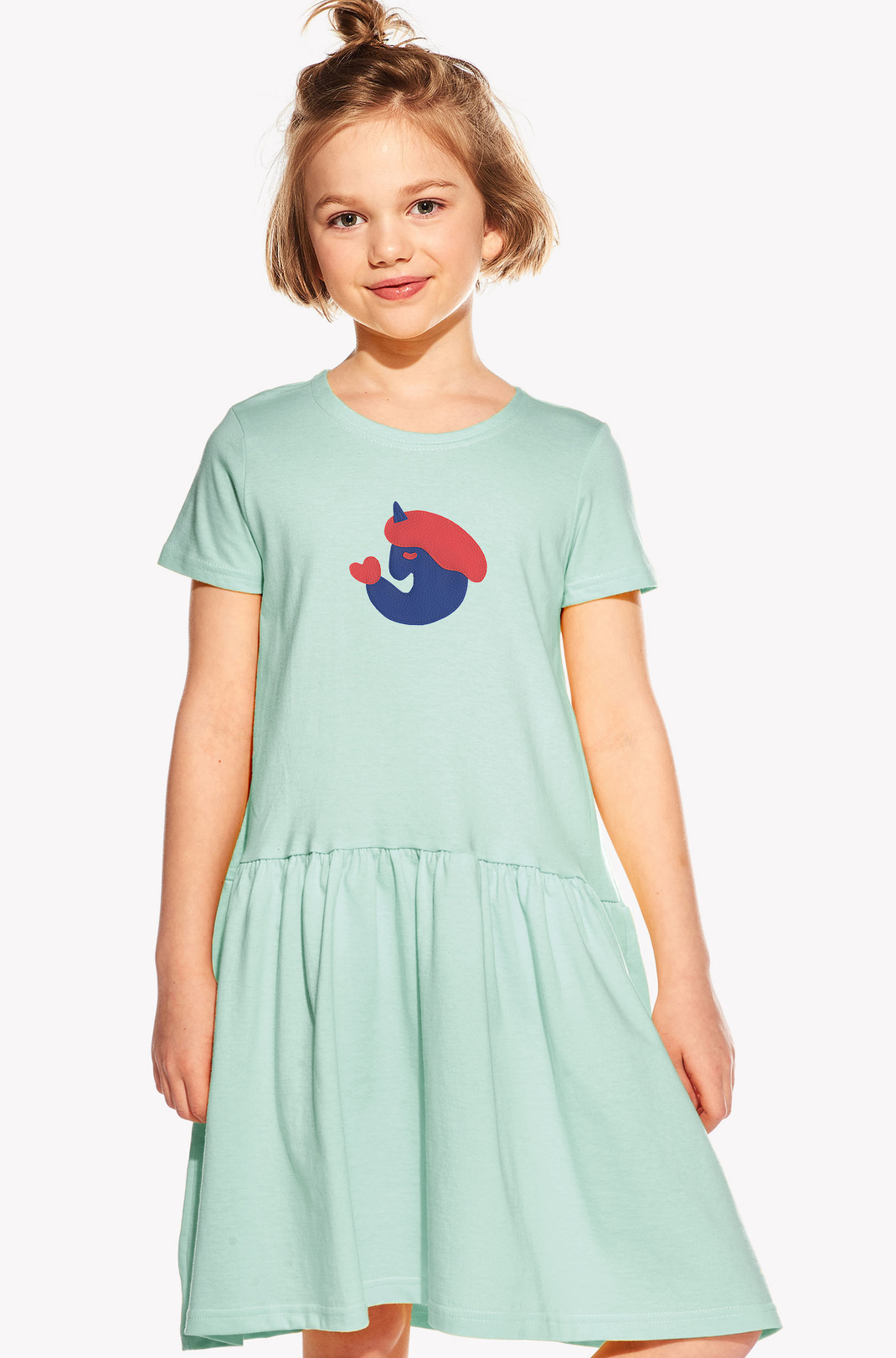 Kleider verliebtes Einhorn